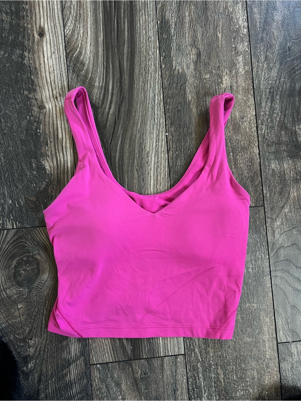 lululemon athletica hot pink align top